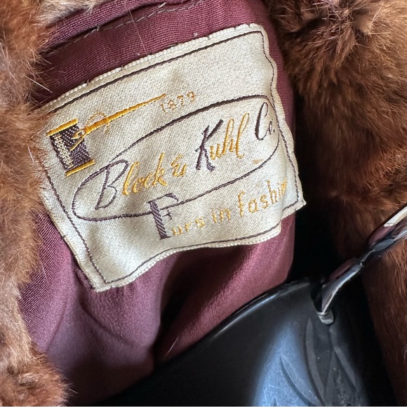 Vtg Kuhl Rich Brown Real Fur Teddy Cape for Women, Shrug, Shawl 40s 50s 60s Soft - Picture 12 of 13